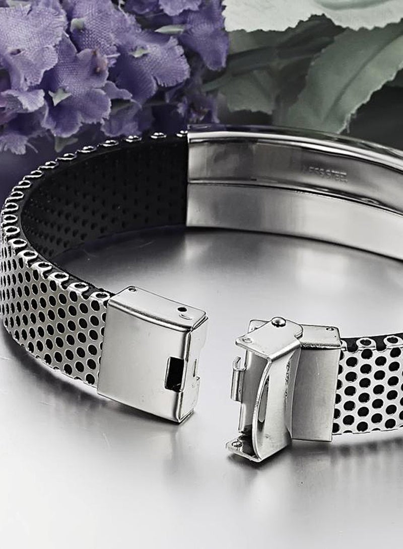 Men's Cuff Bracelet Fashionable Business Jewelry Bracelet for Men  - Image 4