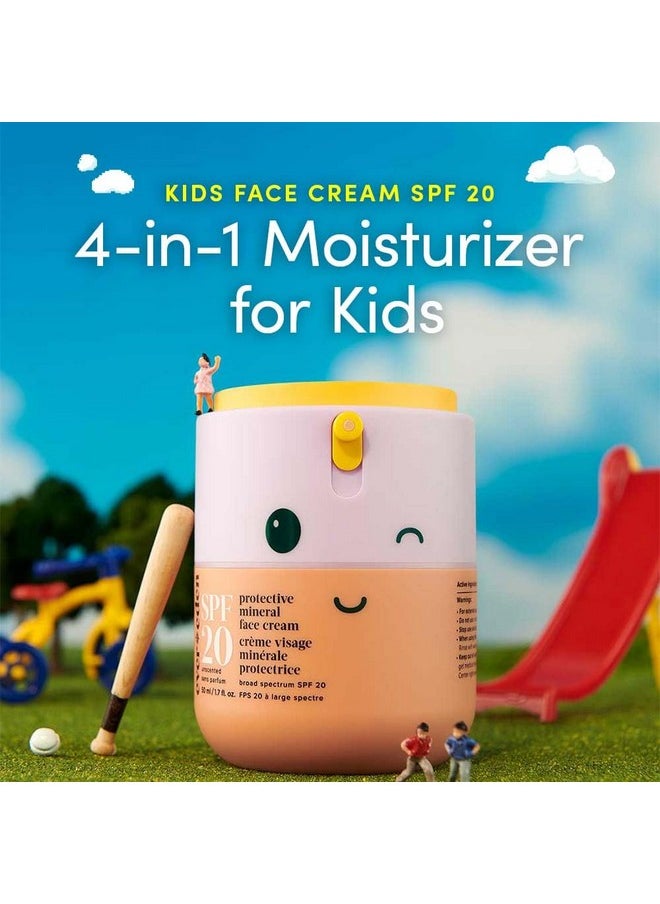 Evereden Evereden Kids Face Cream, 1.7 oz. | Fragrance-Free and Kids Face Lotion with SPF 20 | Clean and Non-Toxic Kids Face Moisturizer | Multi-Vitamin Skin Care for Kids | FSA Eligible  - Image 2