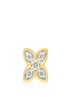 Malabar Gold and Diamonds 18 Carat 750 Purity Yellow Diamond Nosepin MNGNNP0269YVVSVS-GH for Women  - Image 2