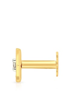 Malabar Gold and Diamonds 18 Carat 750 Purity Yellow Diamond Nosepin MNGNNP0269YVVSVS-GH for Women  - Image 3
