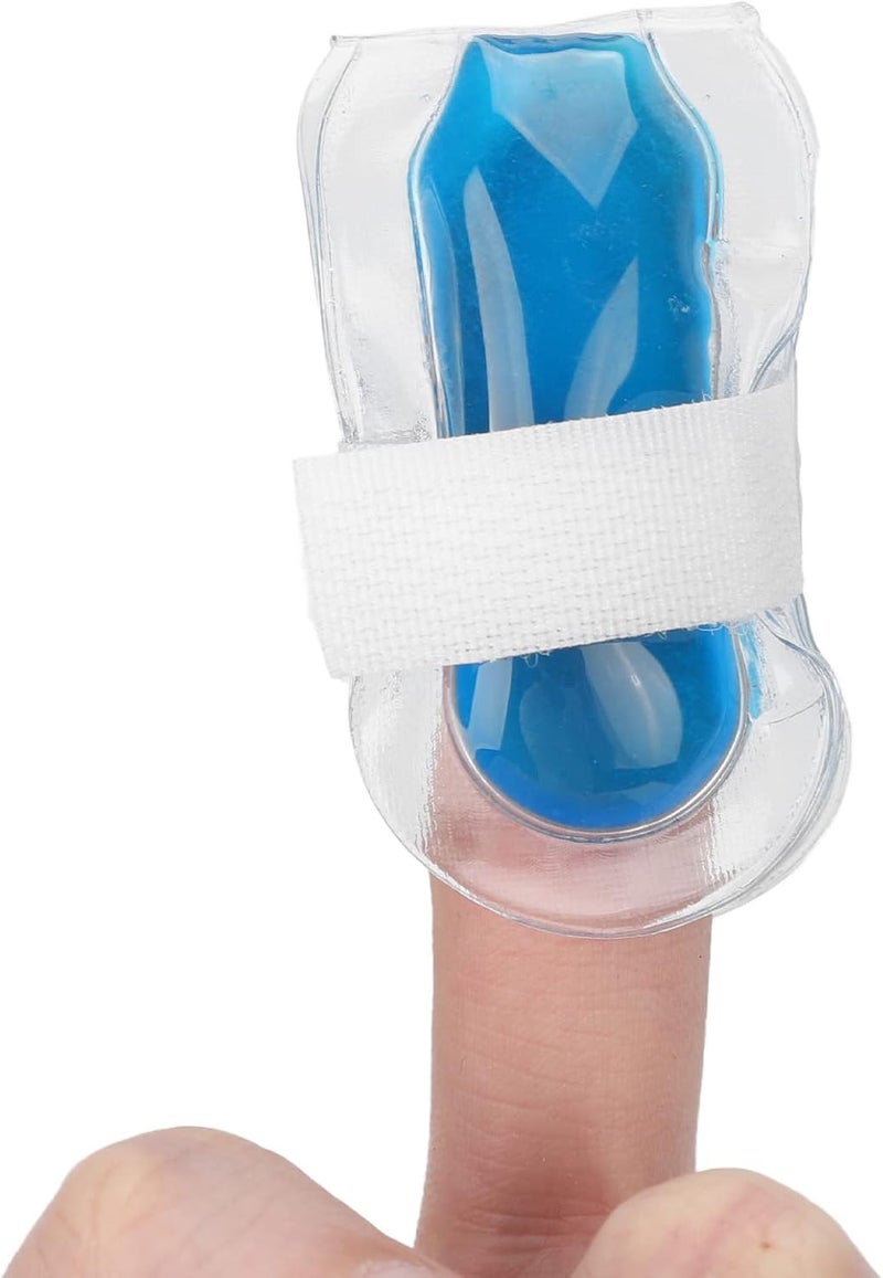 Brrnoo Cold Finger Gel Ice Packs for Children 6cm Small Finger Splint Freeze Sleeve Cold Compress Fingers Toes Injury Soothing Swelling Reusable Wearable Freezer Wrap - Image 1