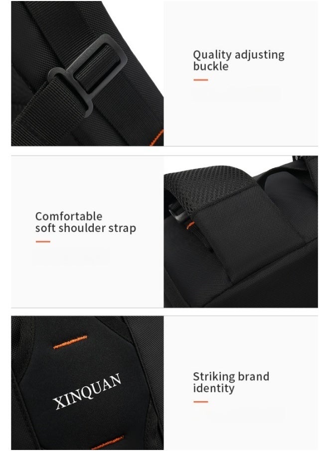 MLADEN Camera Bag for SLR DSLR Padded Backpack Laptop Bag,Professional Nylon Camera Shoulder Bag for Photographers, Large Capacity Waterproof Camera Bags for Lenses, Accessories SLR Outdoor Shooting Travel Can Bring Tripod, Laptop Suitable  - Image 5