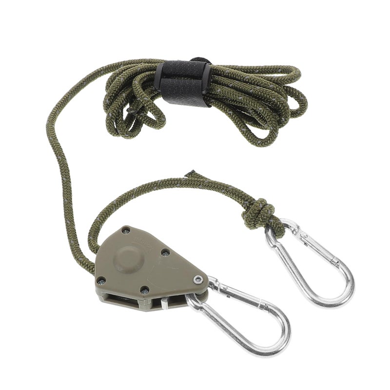 4PCS Heavy Duty Reflective Windproof Rope Hanger With Retractable Pulley System For Tents And Outdoor Camping Gear - Image 2
