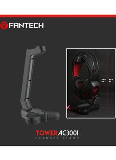 FANTECH FANTECH P51SE Gaming Keyboard and Mouse, Gaming Headset and Headphone Stand, Gaming Mouse Pad Combo - Wired RGB Rainbow Backlit PC Gamers Basic 5 in 1 Gaming Set - Black  - Image 5