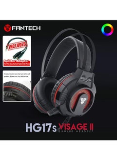FANTECH FANTECH P51SE Gaming Keyboard and Mouse, Gaming Headset and Headphone Stand, Gaming Mouse Pad Combo - Wired RGB Rainbow Backlit PC Gamers Basic 5 in 1 Gaming Set - Black  - Image 4