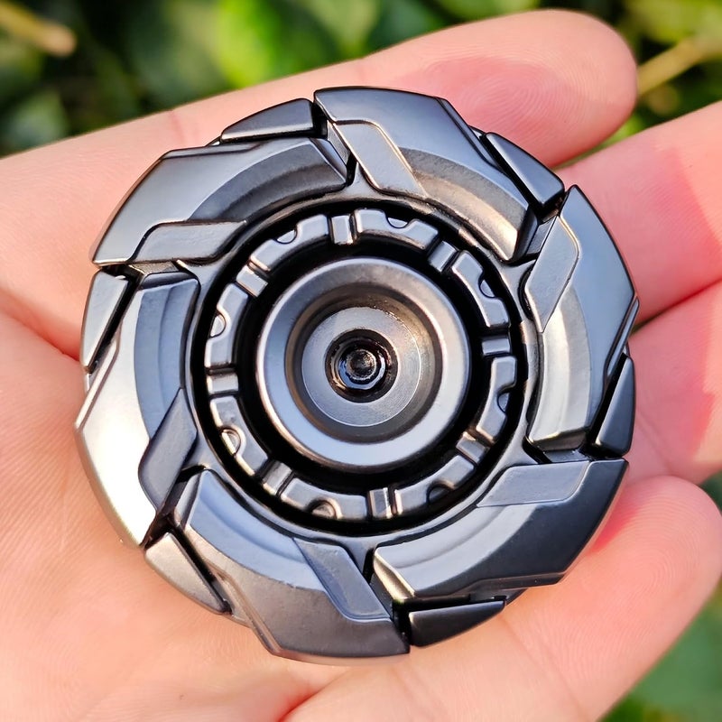 T-Conceal EDC Fidget Sliders Open Armor Spinning Top ألعاب تحريك للبالغين لتخفيف التوتر من المعدن المغناطيسي - Image 2