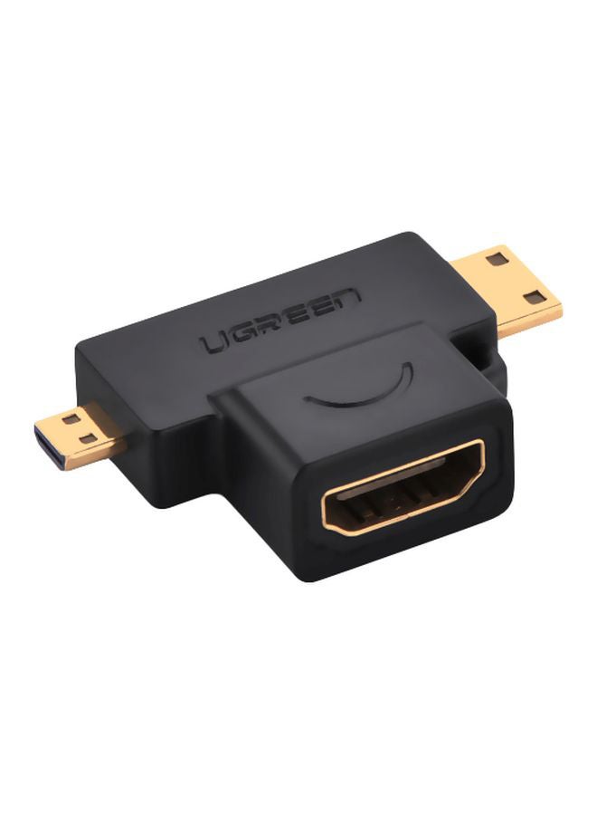 Ugreen 2-In-1 HDMI Female To Male Adapter - Image 1