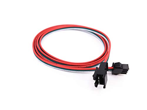 HUALAND 4 pcs/pack 1M/3.28ft 3 Pin JST SM Male Female Plug LED Connector Cable For WS2812B WS2811 SK6812 symphony LED lights with connectors，SM 3 pin without soldering light controller wire，3 pin jst sm - Image 2