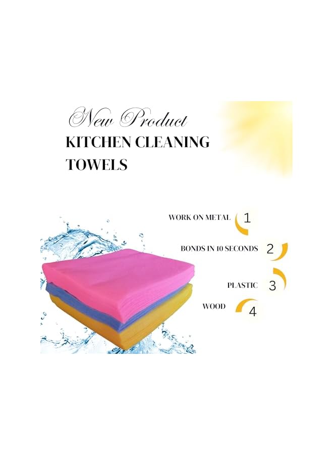promass Kitchen Cleaning Cloths Set - 18pcs | Reusable All-Purpose Cleaning Cloths - Highly Absorbent Rags for Kitchen, Car, Garage, and Home - Soft, Durable & Easy to Clean All Surfaces - Image 4