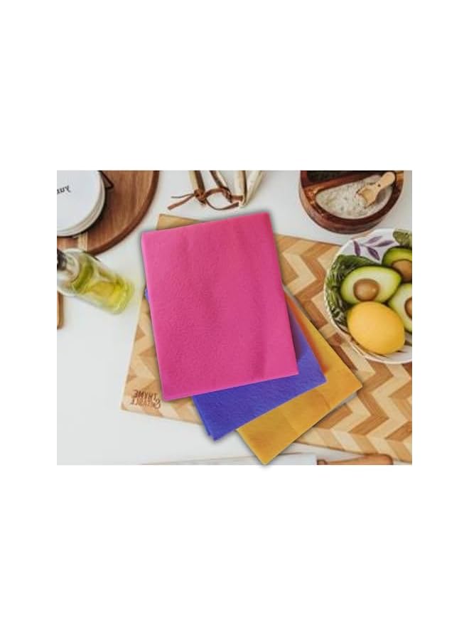 promass Kitchen Cleaning Cloths Set - 18pcs | Reusable All-Purpose Cleaning Cloths - Highly Absorbent Rags for Kitchen, Car, Garage, and Home - Soft, Durable & Easy to Clean All Surfaces - Image 5