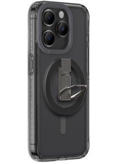 AMAZINGthing Titan Pro Mag Grip Ring Set for iPhone 15 PRO Holder/Stand/Case Cover with MagSafe - Black  - Image 1