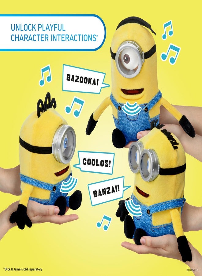 Wow! Stuff Minions Palm Puppetronic - Henry | 40+ Sounds and Actions | Blinking Eye & Moving Mouth | Pairs with Minions James & Dick Palm Puppetronics | for Fans Age 6+ - Image 3