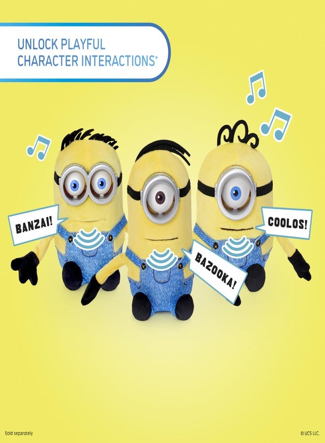 Wow! Stuff Minions Palm Puppetronic - Henry | 40+ Sounds and Actions | Blinking Eye & Moving Mouth | Pairs with Minions James & Dick Palm Puppetronics | for Fans Age 6+ - Image 4
