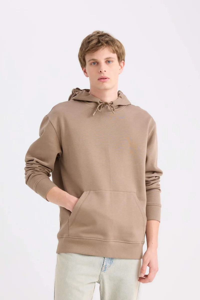 DeFacto Regular Fit Long Sleeve Sweatshirt