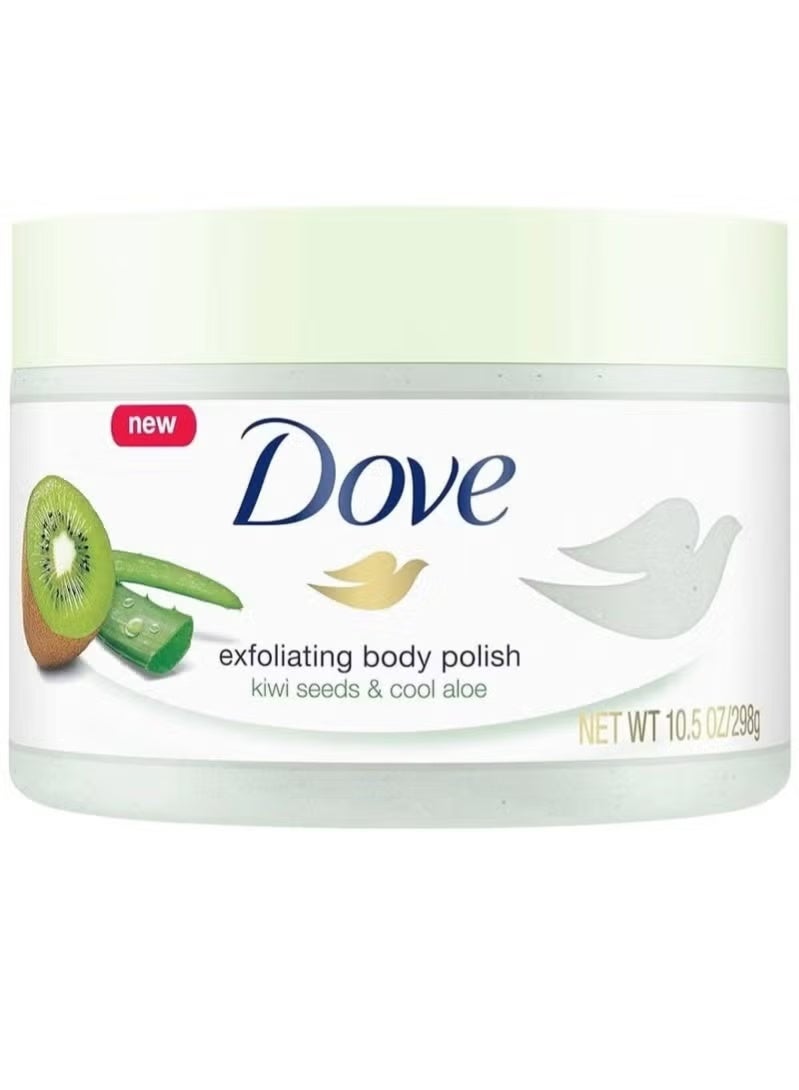 Dove Exfoliating Body Wash with Kiwi and Aloe Vera, 297g: