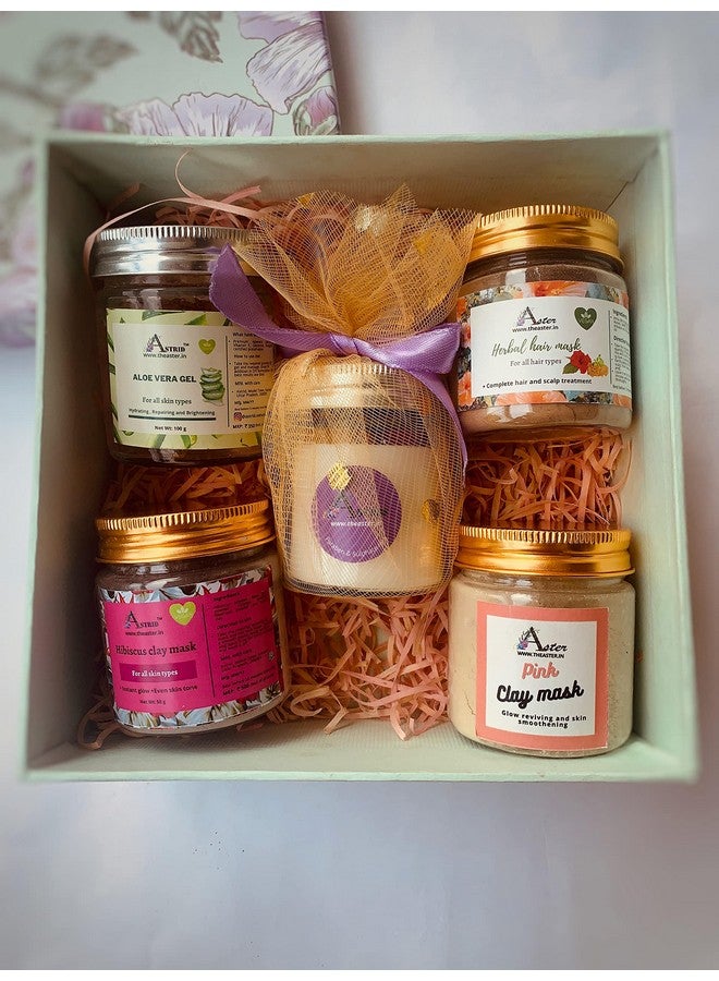 Astrid Calming Skincare hamper, Relaxation Hamper, Daily essentials,5 pieces, Gift Kit, Skincare daily essentials, hamper for Her and him, Paraben and Sulphate free - Image 1