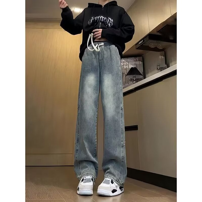 Unisex Casual Daily Denim Jeans - Image 1
