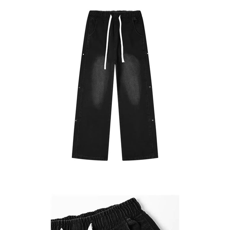 Unisex Casual Daily Denim Jeans - Image 4