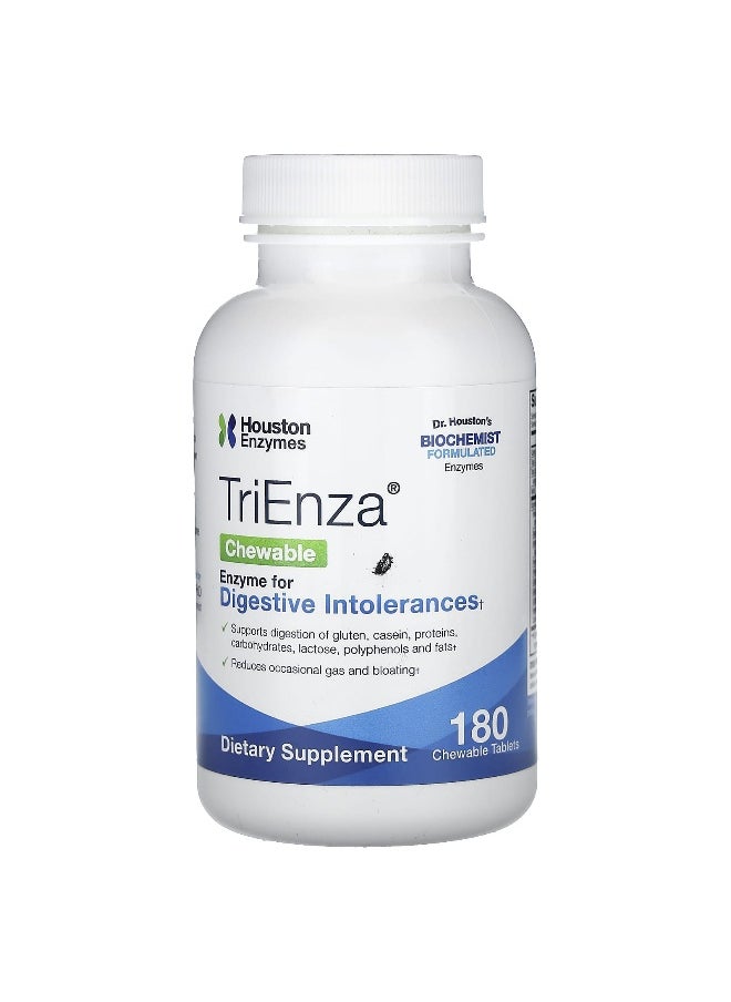 Houston Enzymes Houston Enzymes, TriEnza Chewable, 180 Chewable Tablets  - Image 1