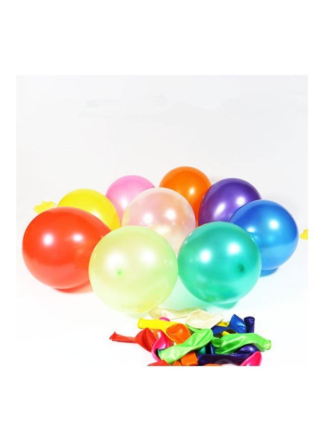 100-Piece Colourful High Quality Party Decoration Pearl Latex Balloon Set - Image 2