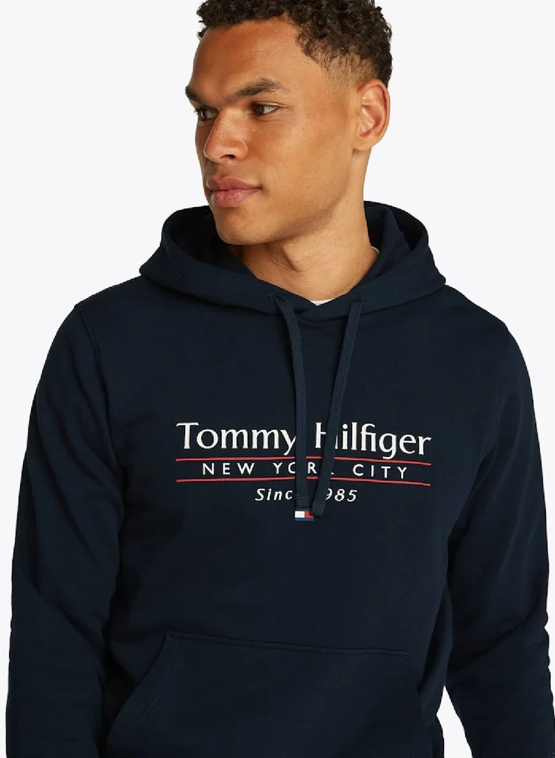 TOMMY HILFIGER Logo Drawstring Hoody