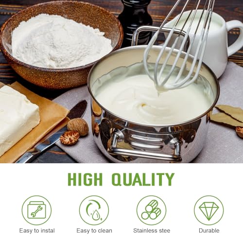CHAR YONG Hand Mixer Attachments Replacement for Hamilton Beach Mixer Beaters Parts 62632R 62682RZ 62692 62695V 64699 - Hand Mixer Beaters,Wire Egg Whisk,Liquid Blending Rod,Dough Hooks,Set of 6 - Image 3