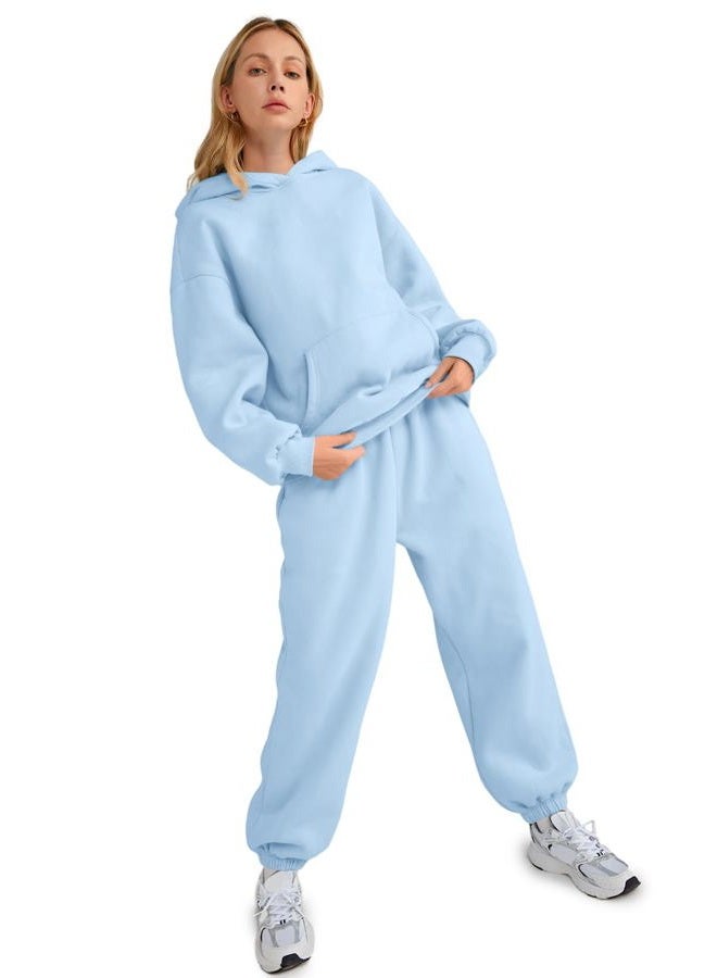 AUTOMET Womens 2 Piece Outfits Oversized Sweatsuit Fall Clothes 2029 Track Suits Matching Sets Hoodie Sweatshirts Trendy Fashion Clothes Sweat pants with Pockets - Image 5