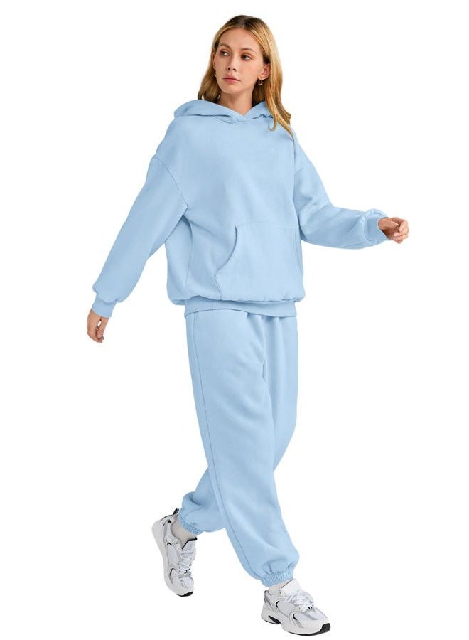 AUTOMET Womens 2 Piece Outfits Oversized Sweatsuit Fall Clothes 2029 Track Suits Matching Sets Hoodie Sweatshirts Trendy Fashion Clothes Sweat pants with Pockets - Image 4