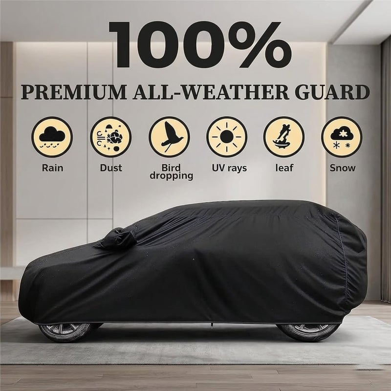 تورنتو غطاء سيارة تورونتو مقاوم للماء بالكامل ولجميع الأحوال الجوية - متوافق مع Nissan Altima (2002 | حماية من المطر والغبار والثلج والأشعة فوق البنفسجية - Image 5