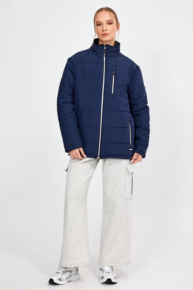 Alexander Gardi Lined Oversize Quilted Coat (E23-627A)
