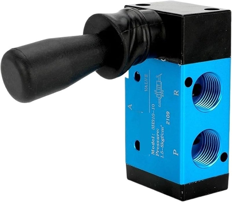 Laize 4H210 08 5 2 Way Pneumatic Air Valve Manual Hand Lever Operated With 8mm Fitting - Image 2