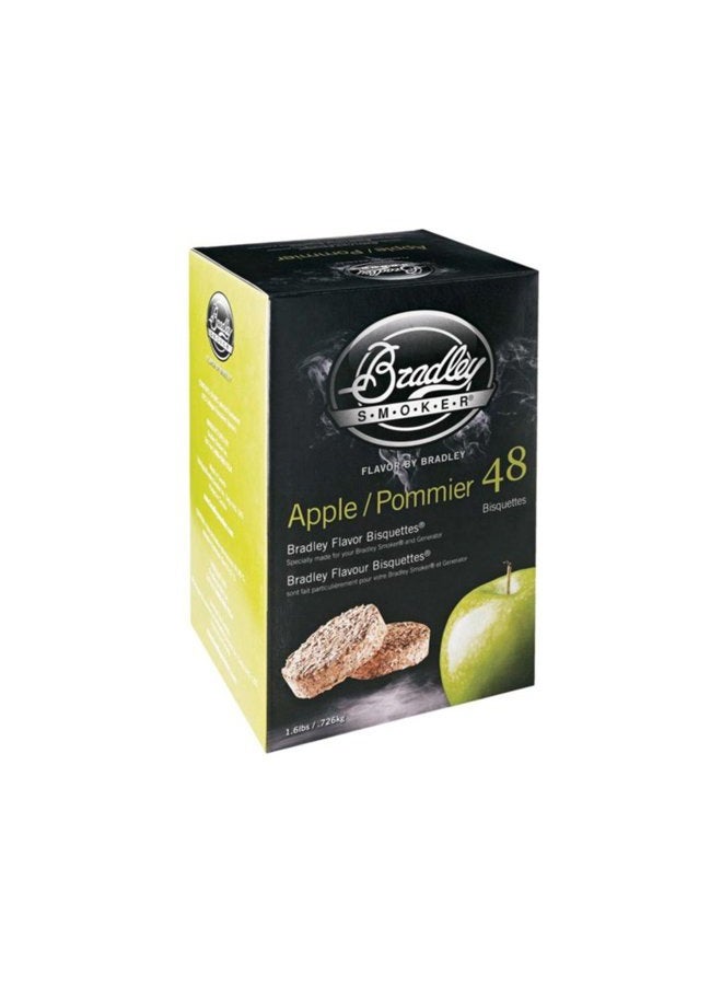 Bradley SMOKER Bisquettes For Grilling and BBQ, Apple Special Blend, 48 Pack - Image 1