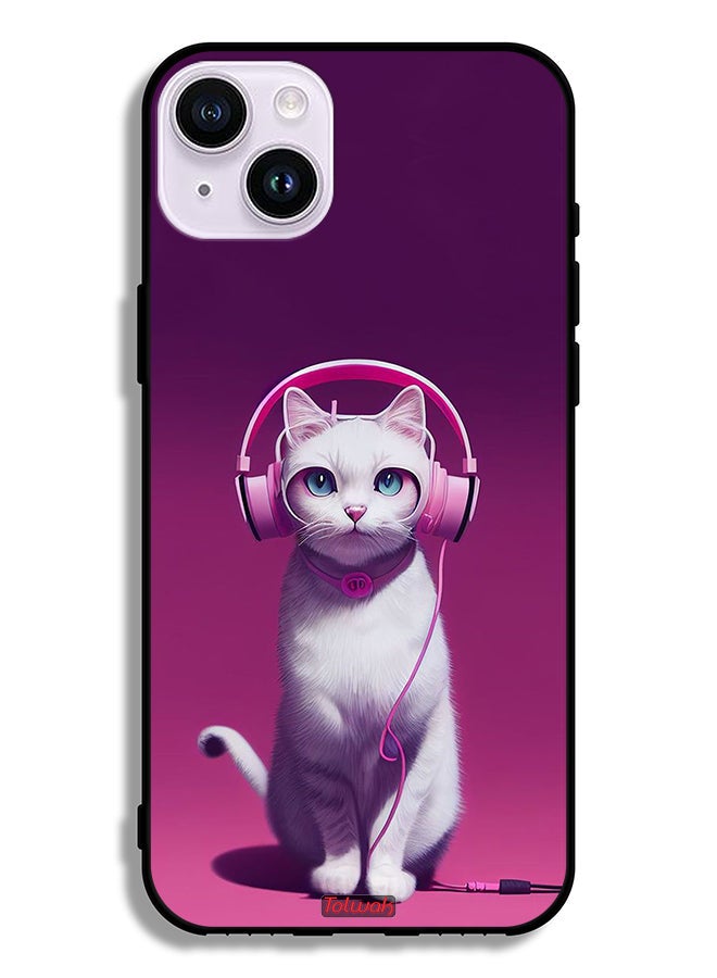 Tolwak Apple iPhone 14 Protective Case Cute Kitten - Image 2