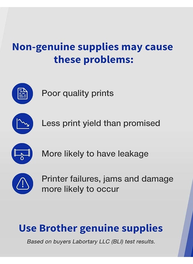 brother Original TN-261 Full Combo Set suitable for Printer Brother HL-3140CW 3142CW 3150CDW 3170CDW DCP-9015CDW 9017CDW 9020CDW MFC-9130CW 9140CDN 9330CDW 9340CDW (BK/C/Y/M) Black,Cyan,Magenta,Yellow - Image 5