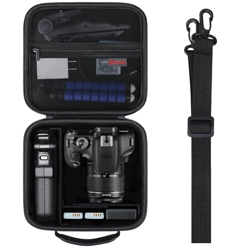 Elonbo Carrying Case for KODAK PIXPRO AZ528/ AZ255/ AZ405/ AZ425/ AZ401 Digital Camera, Kodak PIXPRO Astro Zoom Vlogging Camera Wide Angle Lens Telephoto Lens Accessories Hard Travel Storage Bag,Black - Image 1