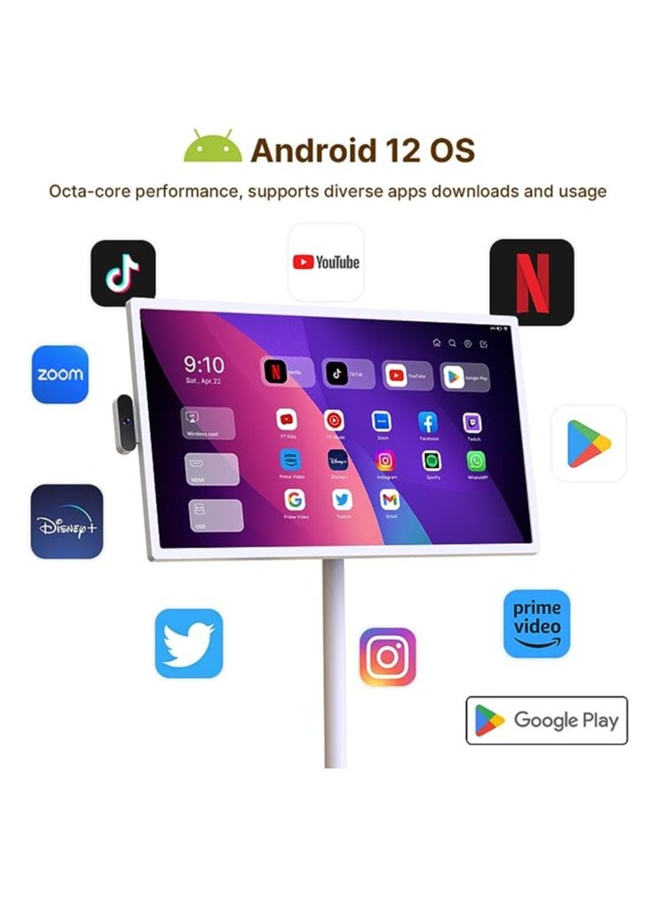 taktik Portable Smart Screen 1080p Rotatable Touch Screen