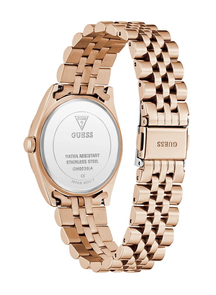 Guess Ladies Rose Gold Tone Multi-function Date Watch GW0936L4 - Image 3
