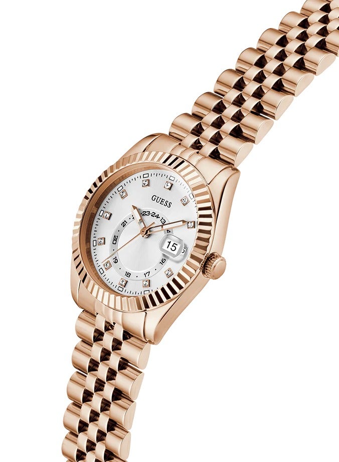Guess Ladies Rose Gold Tone Multi-function Date Watch GW0936L4 - Image 4