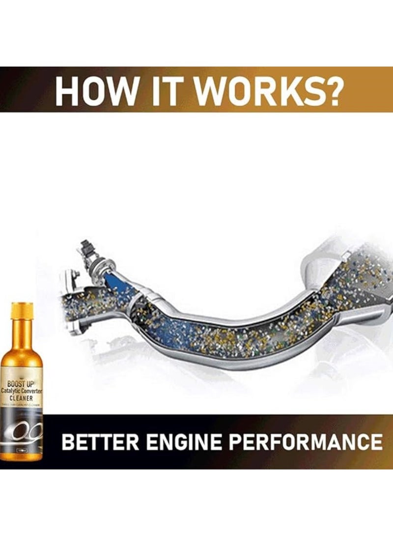 Rayhong Catalytic Converter Cleaner,120ml Catalytic Convertor Cleaner, Auto Parts Engine Boost Up Cleaner, Catalytic System Cleaner, Car Converter Exhaust Cleaning Liquid.
