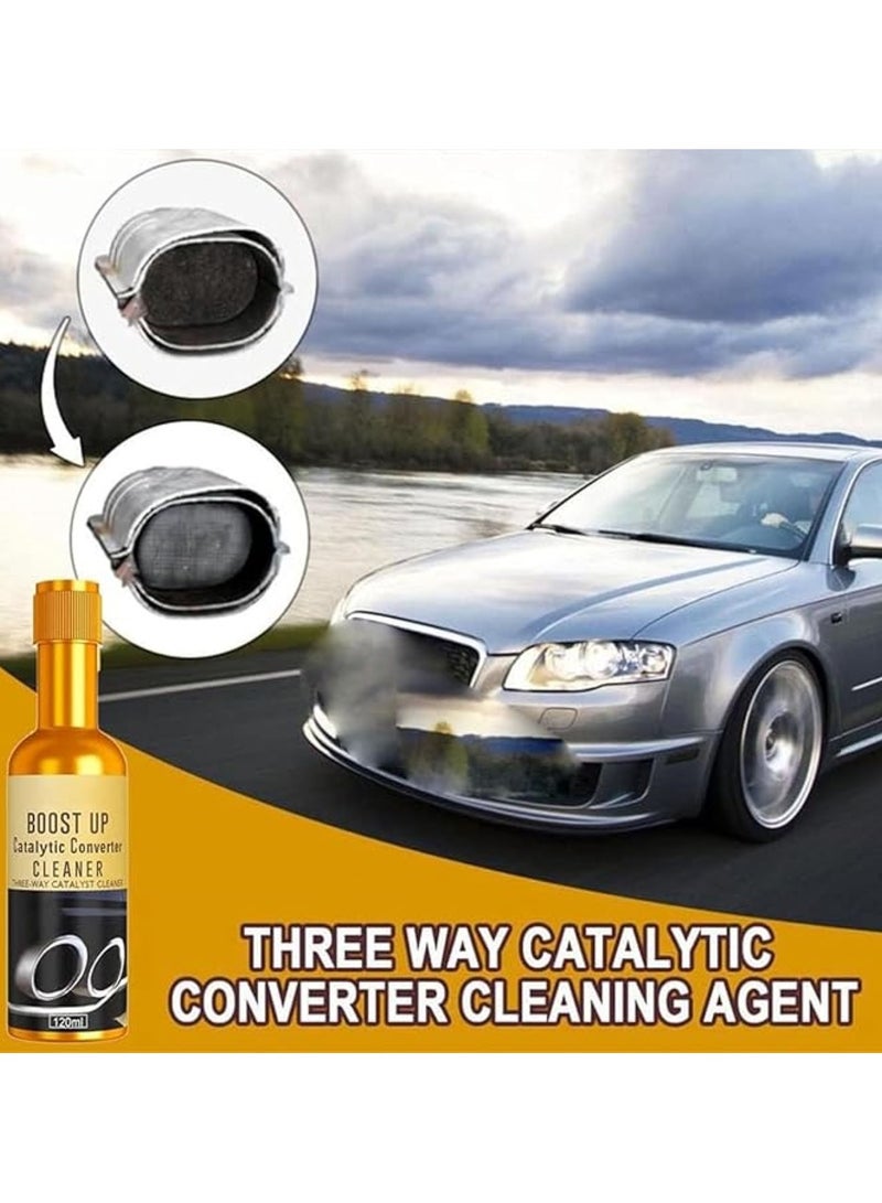 Rayhong Catalytic Converter Cleaner,120ml Catalytic Convertor Cleaner, Auto Parts Engine Boost Up Cleaner, Catalytic System Cleaner, Car Converter Exhaust Cleaning Liquid.