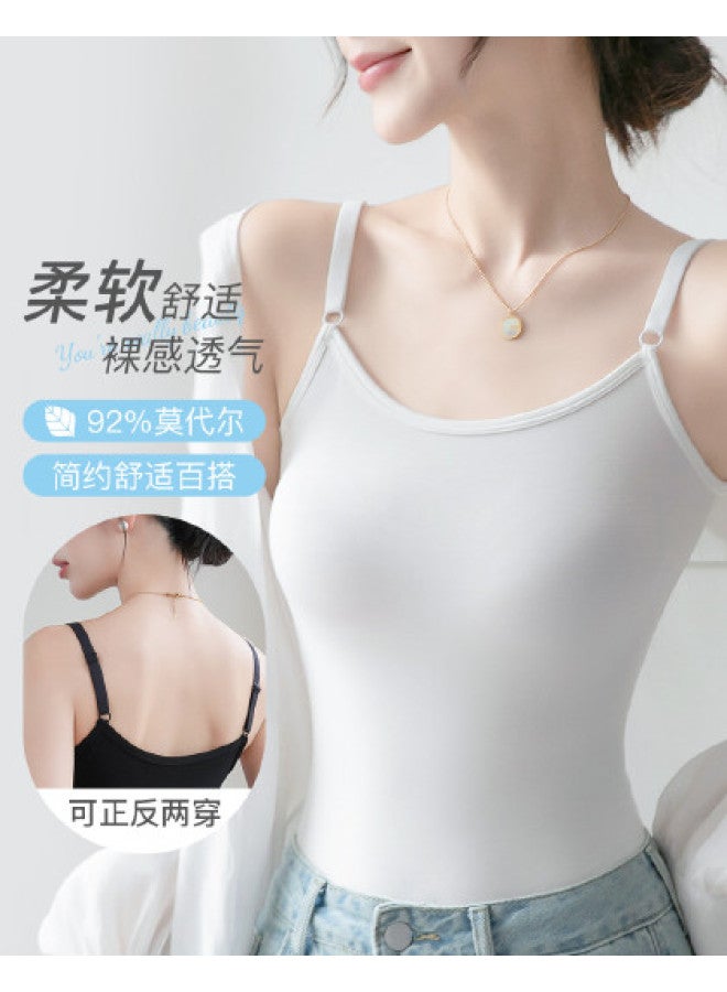 Fenton outerwear Slimming Backless Camisole For Women, Summer Thin Strap Tank Top - Image 1