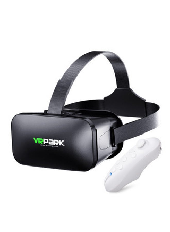 Vr Glasses Virtual Reality Box Headset Smartphone Sensing Game 3d Movie Glasses Digital Computer/digital-Color:V6 + Y1 White - Image 1