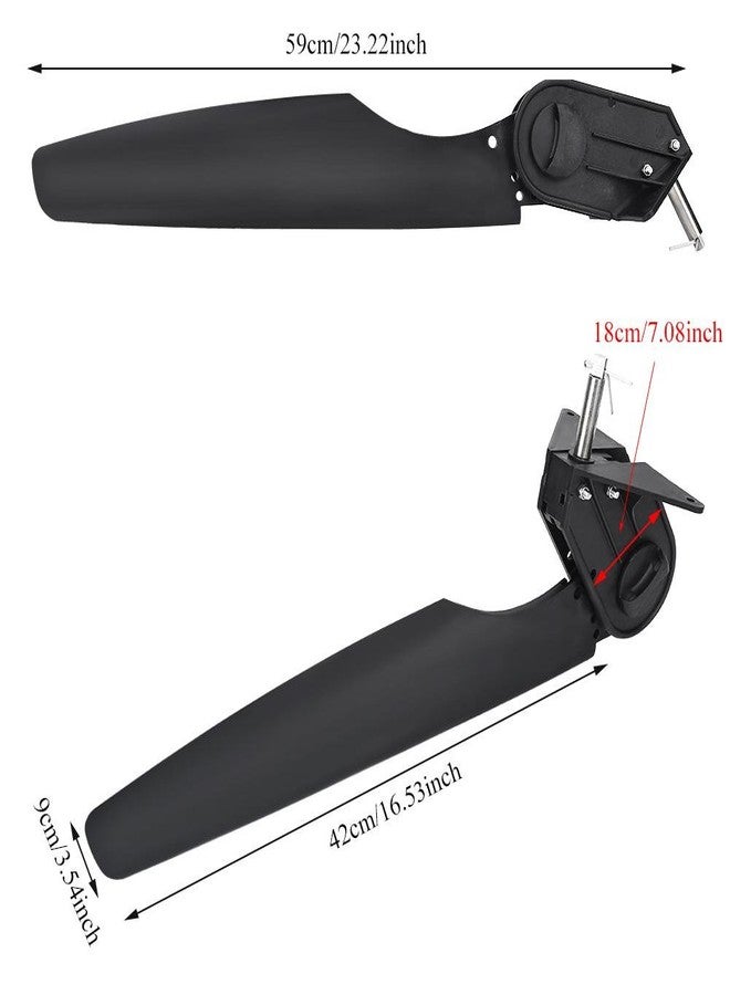 Dilwe Canoe Rudder, New Black Plastic Watercraft Canoe Kayak Angling Boat Kayak Fishing Boat Rudder Foot Direction Control Tackle Kits - Image 3