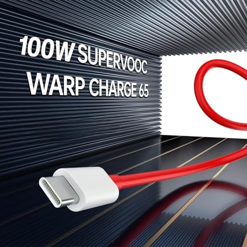 StuffHoods One Plus 100W Charging Cable USB to Type C Warp Charger SuperVooc/Dash Fast Charge Cable for 11, 11R, 10 Pro, 10R, 10T, 9RT, 9R, 8R, 8T Charge Cable for 6/6T/7/7T, Nord, Ce2 Lite 5G, Ce 3 5G, Ce3 - Image 5