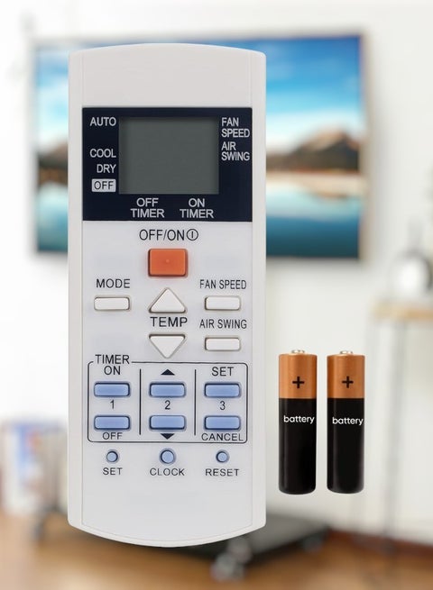 Replacement Remote Control Compatible with Panasonic Air Conditioner A75C3716 A75C3297 A75C3625 A75C2817 A75C2825 A75C2841 A75C2925 A75C3623 A75C3407 KTS.X003 A75C4448 Electrical Switches Accessory with battery