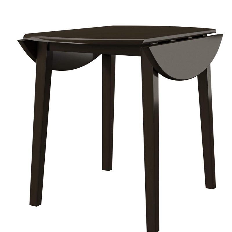 Signature Design by Ashley Hammis Round Dining Room Drop Leaf Table Dark Brown