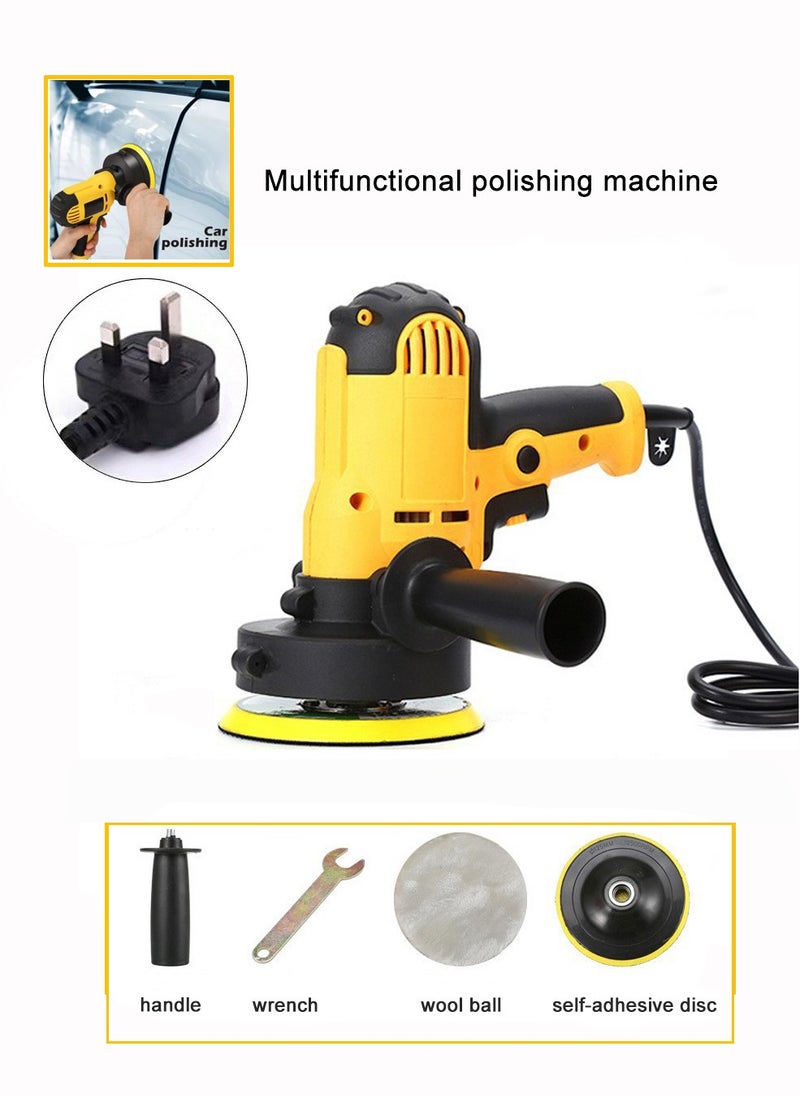 Merrystick Car Detailing Buffer Polisher Variable Speed Car Polisher, 700w 5 Inch, Dual Action Random Orbit, Removable Handle Car Waxing Cleaning Kit for Polishing Cars, Furniture, Floors, Metal  - Image 1