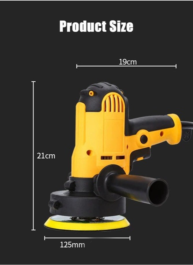 Merrystick - Car Detailing Buffer Polisher Variable Speed Car Polisher, 700w 5 Inch, Dual Action Random Orbit, Removable Handle Car Waxing Cleaning Kit for Polishing Cars, Furniture, Floors, Metal - Image 1