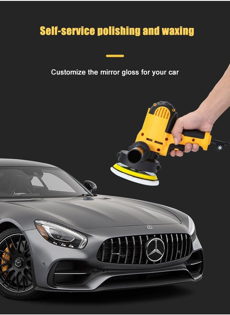 Merrystick - Car Detailing Buffer Polisher Variable Speed Car Polisher, 700w 5 Inch, Dual Action Random Orbit, Removable Handle Car Waxing Cleaning Kit for Polishing Cars, Furniture, Floors, Metal - Image 1