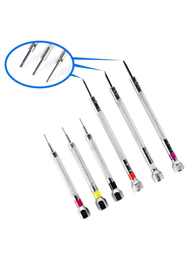 MMOBIEL 144 PCS Professional Watch Repair Tool Kit Incl Spring Pin Bars and Back Case Opener Screw Wrench in Nylon Bag - Image 4